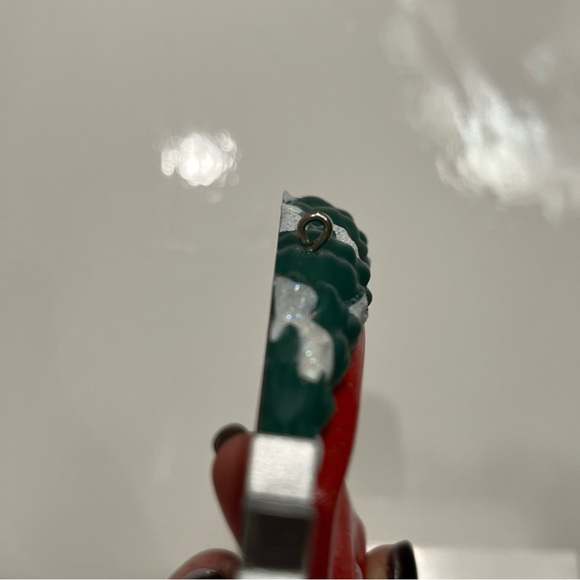 HALLMARK Keepsake Ornament 2011 Our Family Photo Holder Tree On Red Car Lot Of 2 - Picture 7 of 14